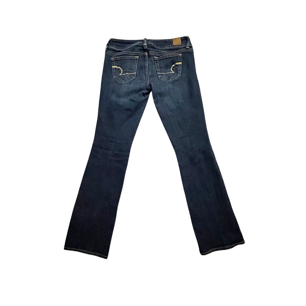American Eagle Women’s 4 Denim Jeans - Slim Bootcut - Dark Wash Stretch - EUC - Picture 2 of 8